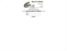 Tablet Screenshot of mail.alberon.cz